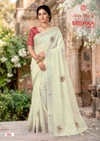 Mishka Vol 1 By Kashvi Linen Silk With Diamond Work Saree

